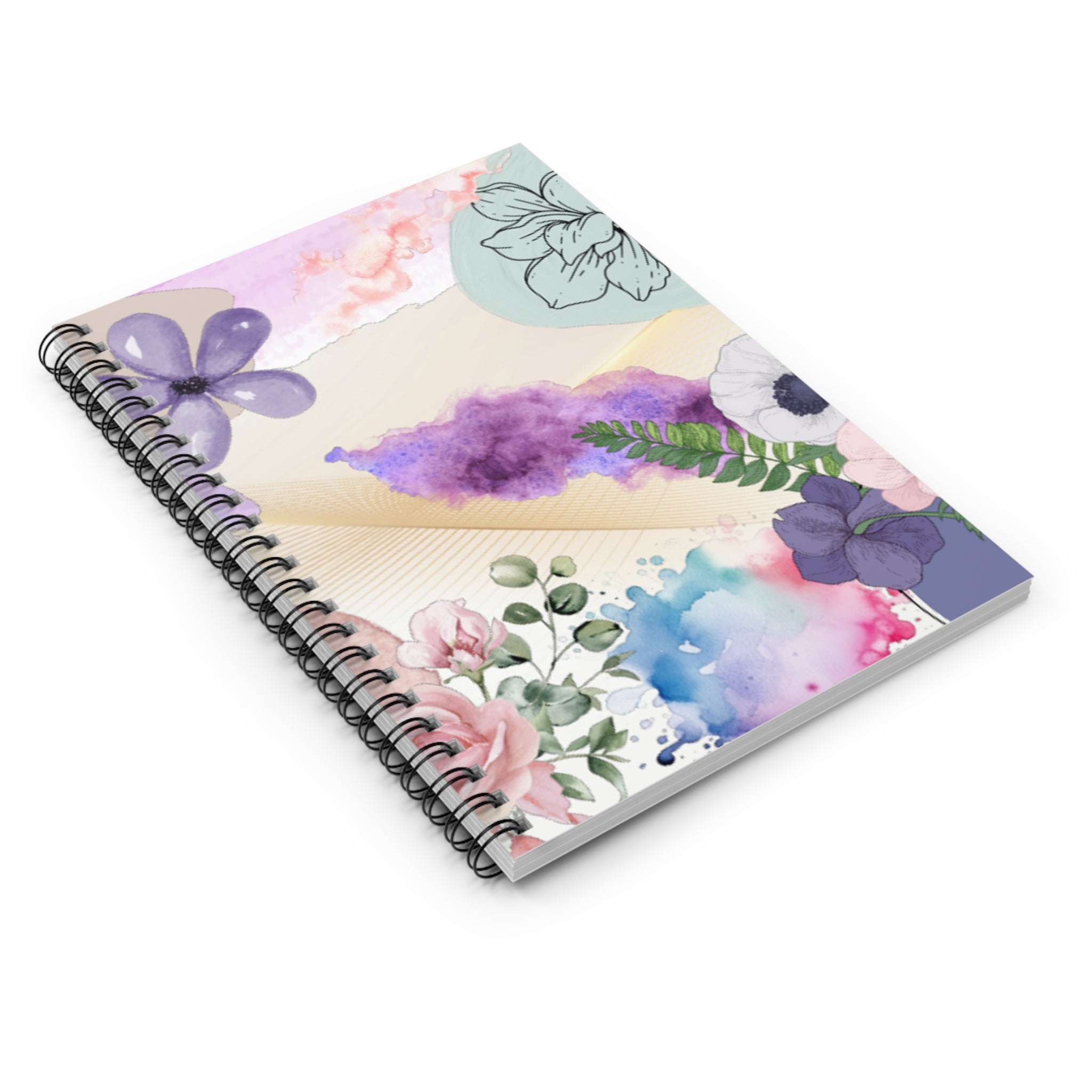 Flower Spiral Notebook