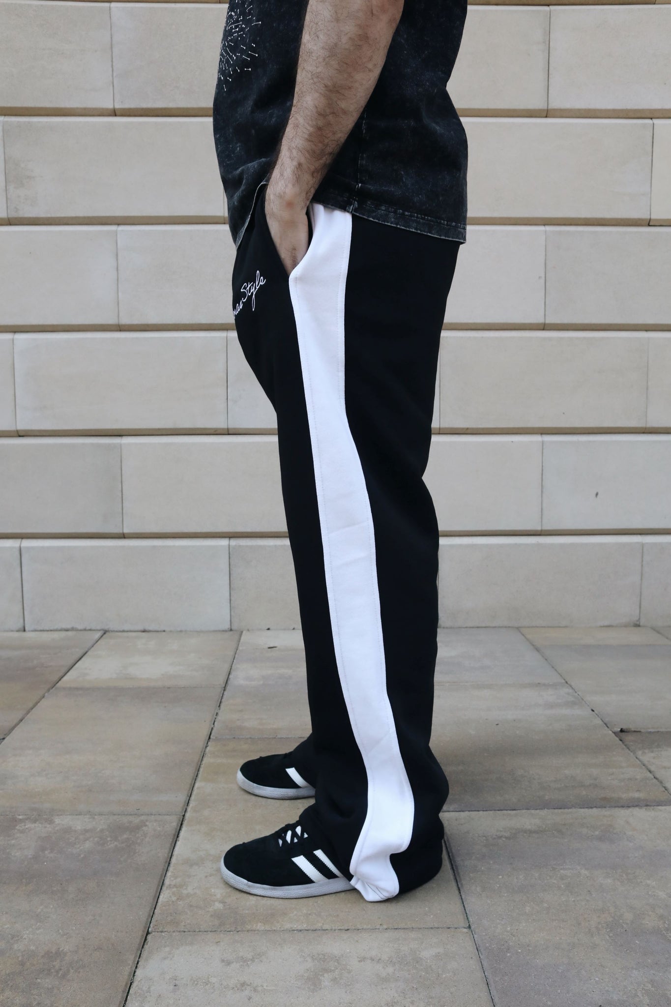 Soras Style Open Bottom Fleece Sweatpants