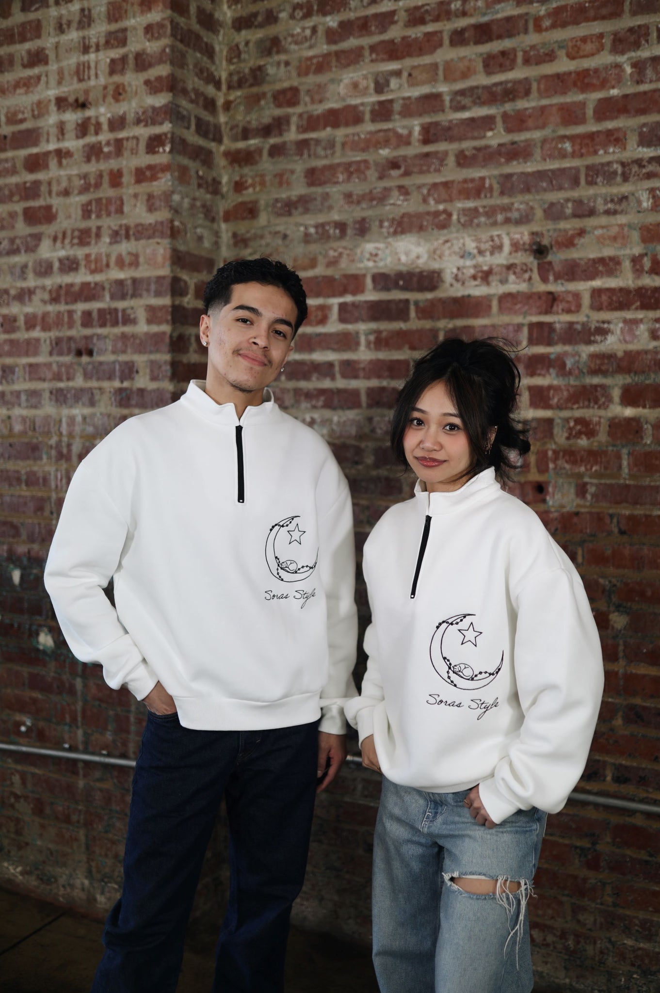 Soras Style Sweater Mid Zip